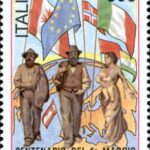 francobollo Italiano da 600 lire
